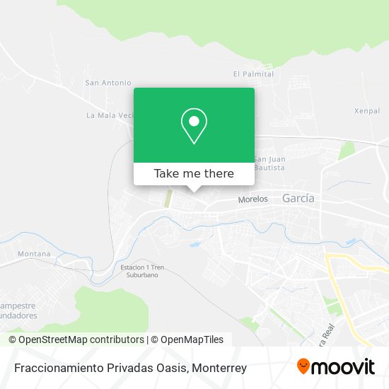 Mapa de Fraccionamiento Privadas Oasis