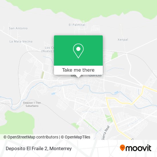 Deposito El Fraile 2 map