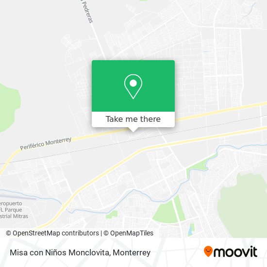 Misa con Niños Monclovita map