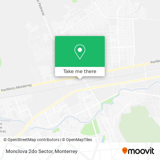 Monclova 2do Sector map