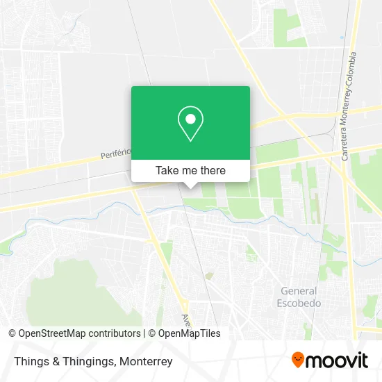 Things & Thingings map