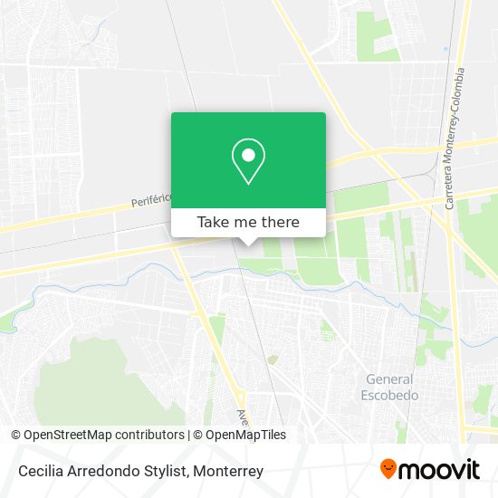 Cecilia Arredondo Stylist map