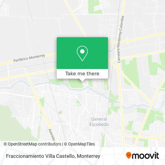 Fraccionamiento Villa Castello map