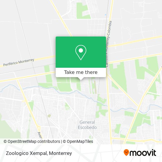 Mapa de Zoologico Xempal