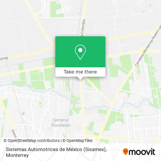 Mapa de Sistemas Automotrices de México (Sisamex)