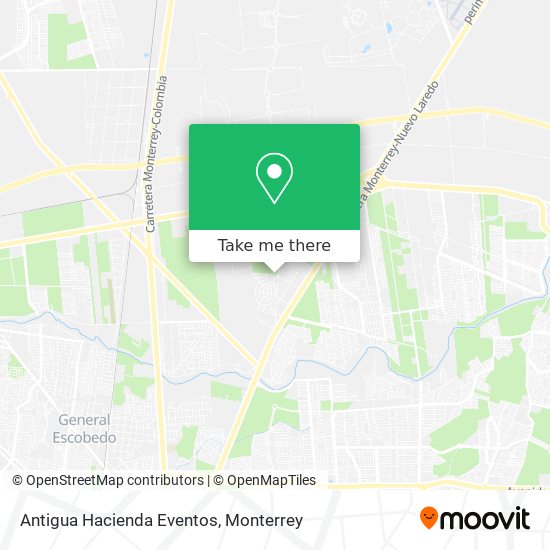 Antigua Hacienda Eventos map