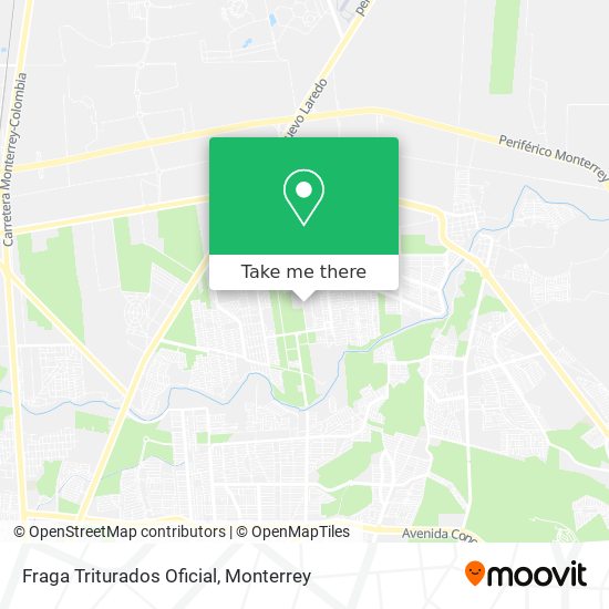 Fraga Triturados Oficial map