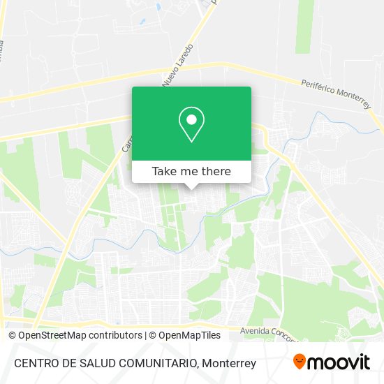 Mapa de CENTRO DE SALUD COMUNITARIO