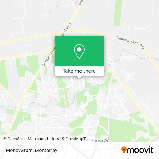 Mapa de MoneyGram