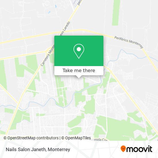 Mapa de Nails Salon Janeth
