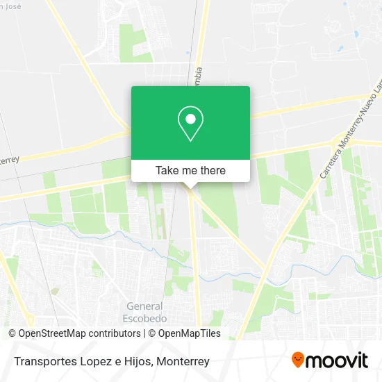 Mapa de Transportes Lopez e Hijos