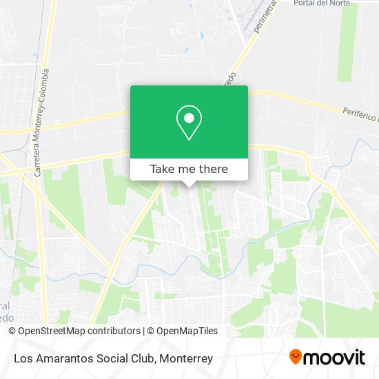 Mapa de Los Amarantos Social Club