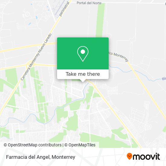 Mapa de Farmacia del Angel