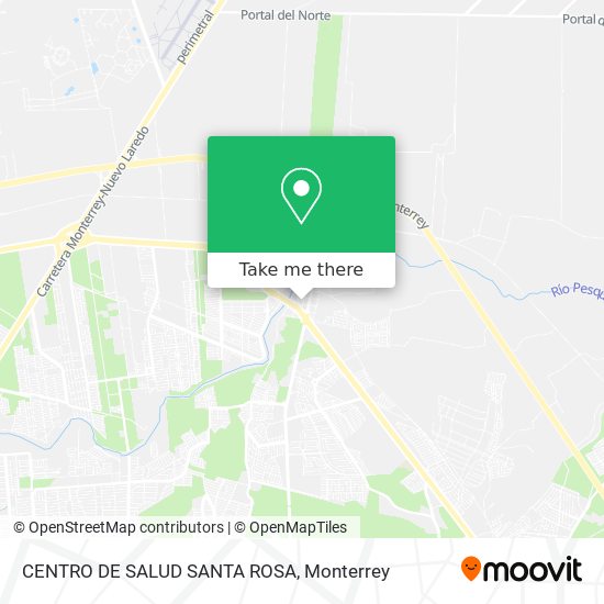 Mapa de CENTRO DE SALUD SANTA ROSA