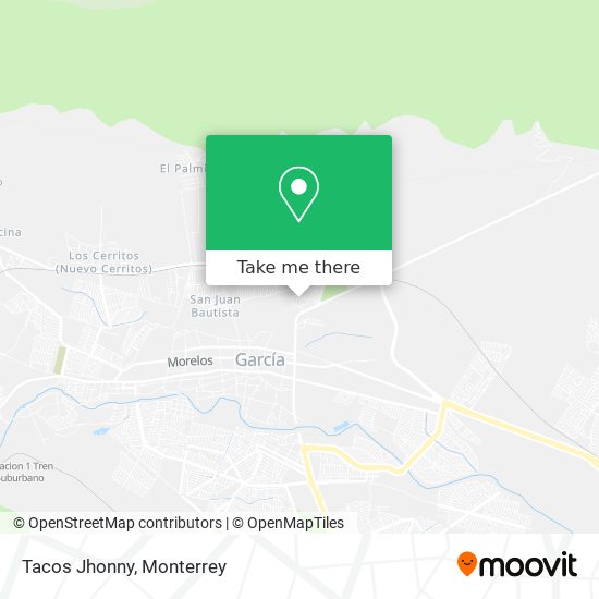 Mapa de Tacos Jhonny