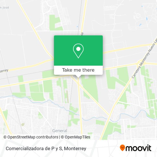 Comercializadora de P y S map