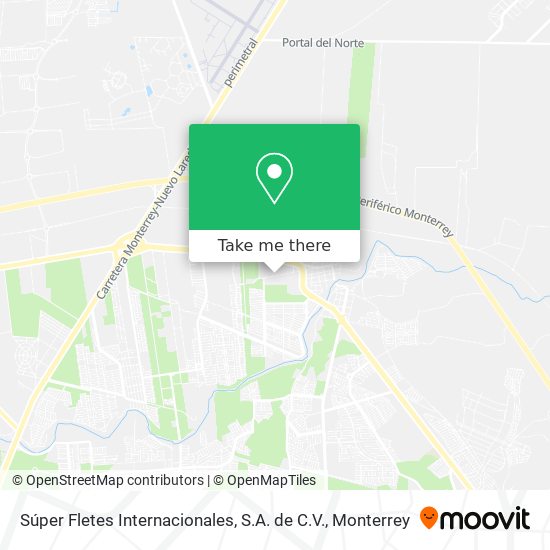 Súper Fletes Internacionales, S.A. de C.V. map