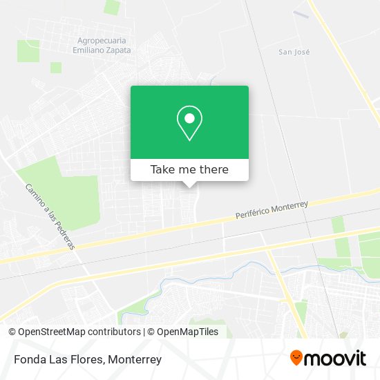 Mapa de Fonda Las Flores
