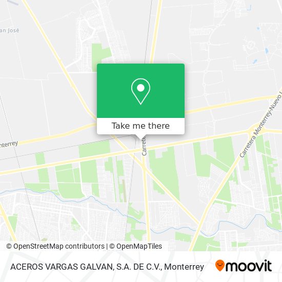 ACEROS VARGAS GALVAN, S.A. DE C.V. map
