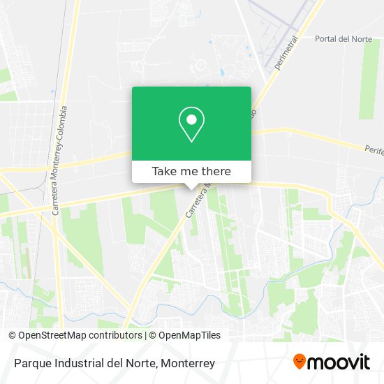 Mapa de Parque Industrial del Norte