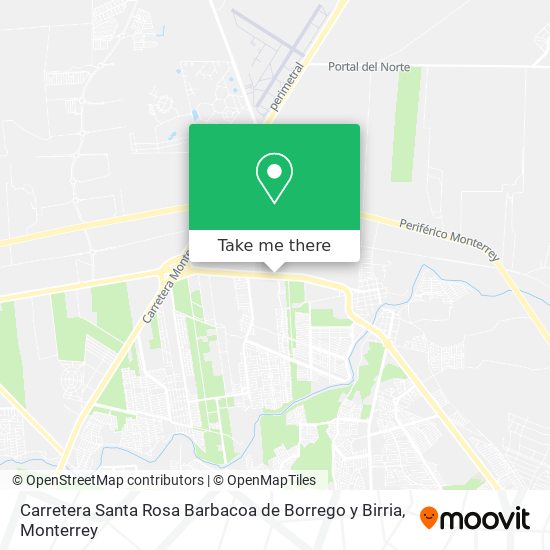 Carretera Santa Rosa Barbacoa de Borrego y Birria map