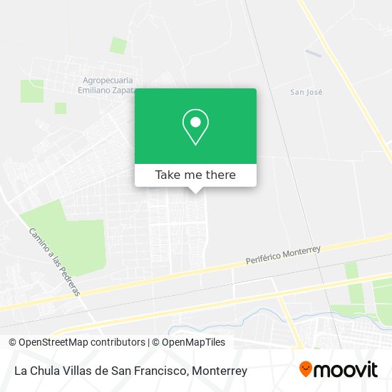 La Chula Villas de San Francisco map