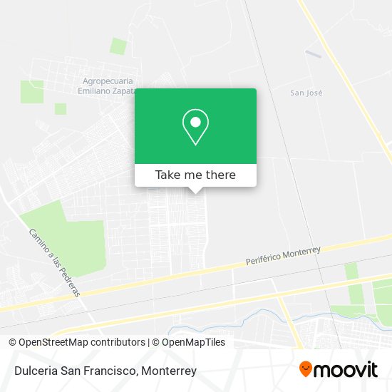 Dulceria San Francisco map