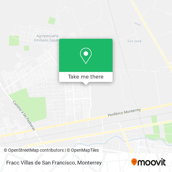 Mapa de Fracc Villas de San Francisco