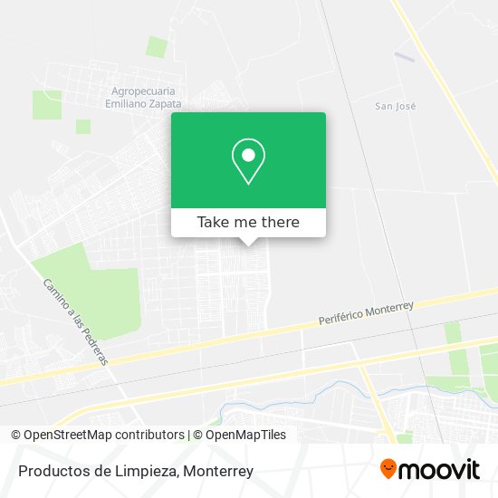 Productos de Limpieza map