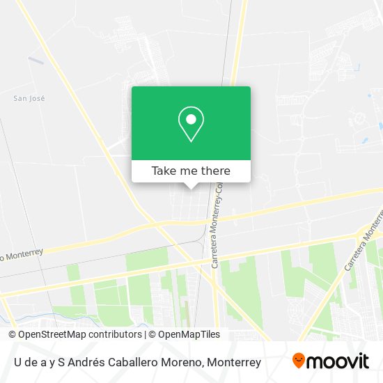 Mapa de U de a y S Andrés Caballero Moreno