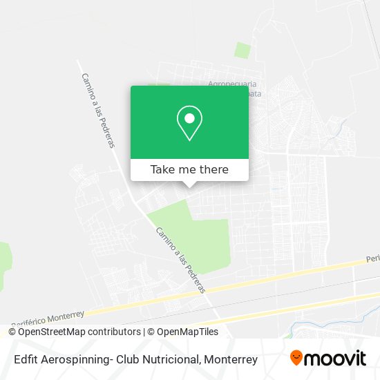 Edfit Aerospinning- Club Nutricional map