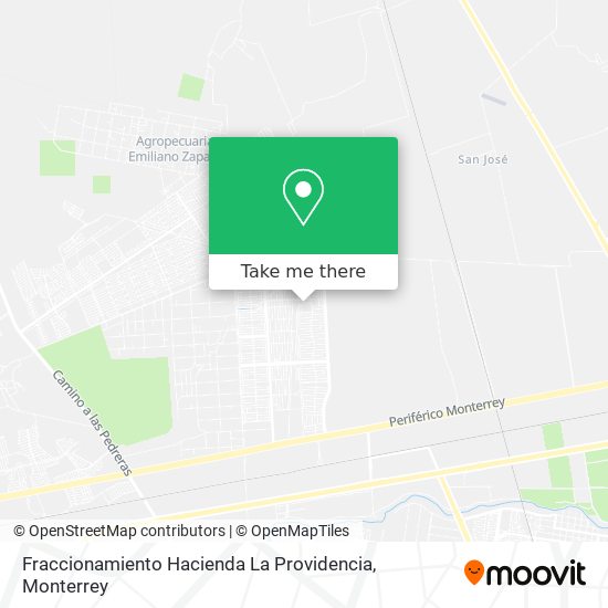 Fraccionamiento Hacienda La Providencia map