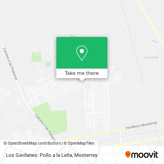 Los Gavilanes: Pollo a la Leña map