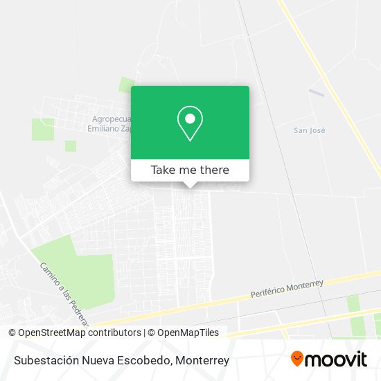 Subestación Nueva Escobedo map