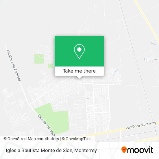 Iglesia Bautista Monte de Sion map
