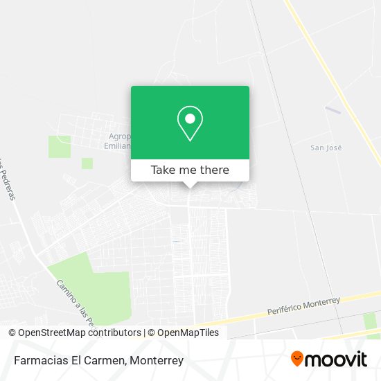 Farmacias El Carmen map