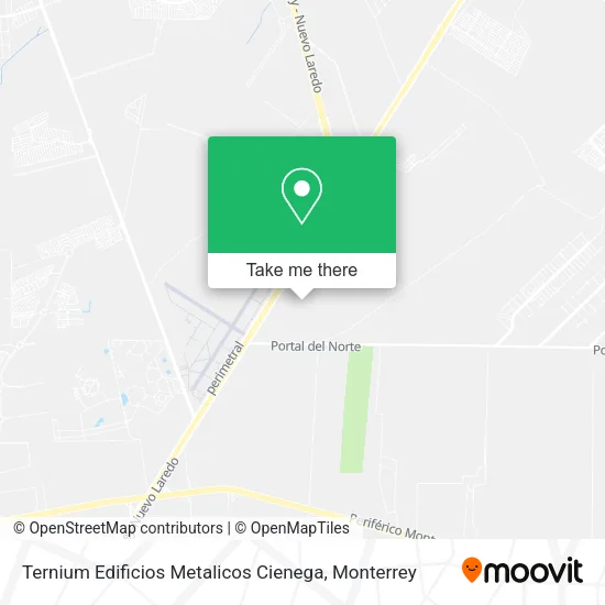 Mapa de Ternium Edificios Metalicos Cienega