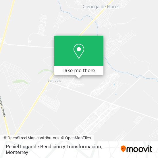 Peniel Lugar de Bendicion y Transformacion map
