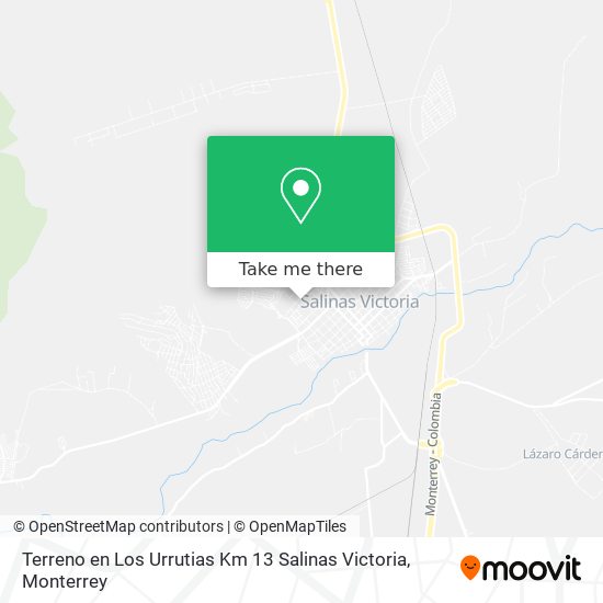 Terreno en Los Urrutias Km 13 Salinas Victoria map