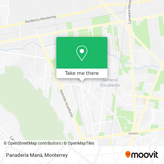 Mapa de Panadería Maná