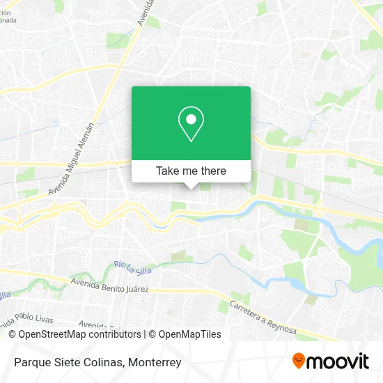 Parque Siete Colinas map