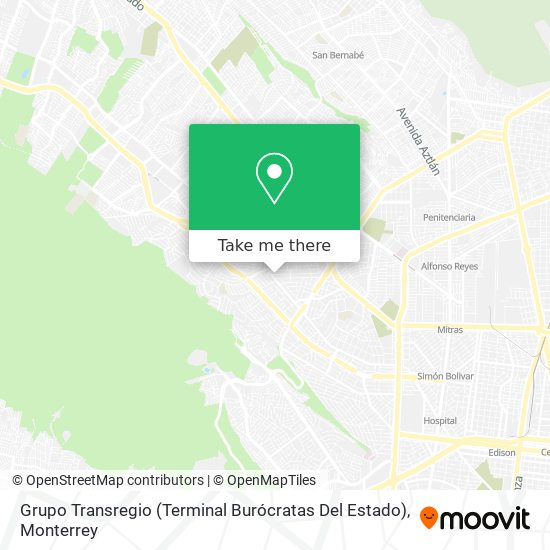 Grupo Transregio (Terminal Burócratas Del Estado) map