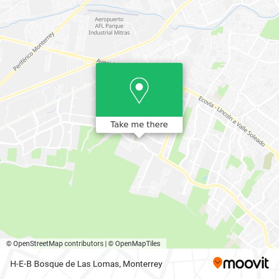 H-E-B Bosque de Las Lomas map