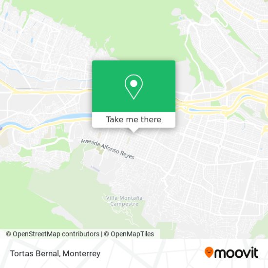 Tortas Bernal map