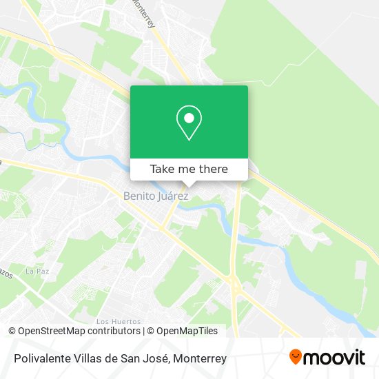 Polivalente Villas de San José map