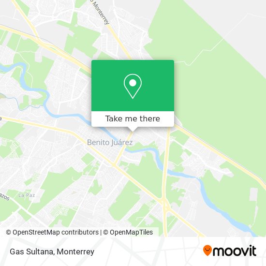 Mapa de Gas Sultana