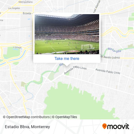 Estadio Bbva map