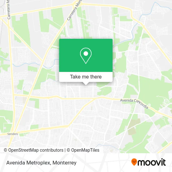 Avenida Metroplex map