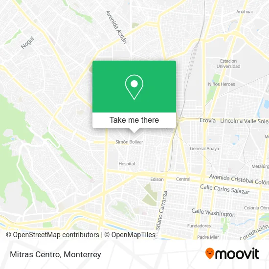 Mitras Centro map