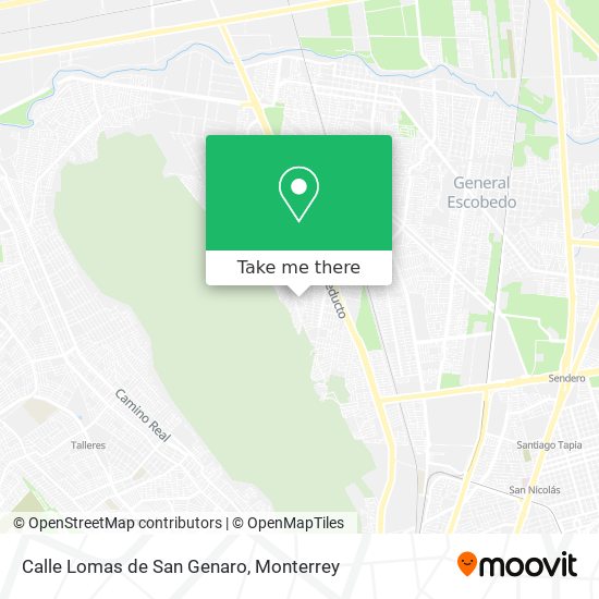 Mapa de Calle Lomas de San Genaro